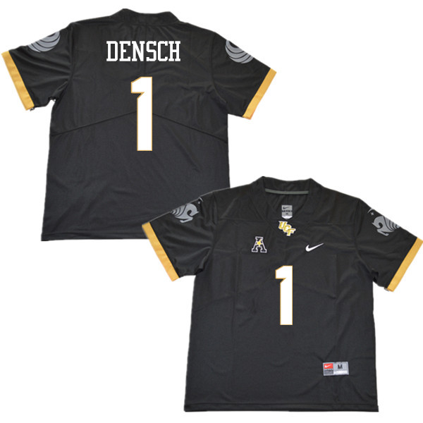 Men #1 Wayne Densch UCF Knights College Football Jerseys Sale-Black